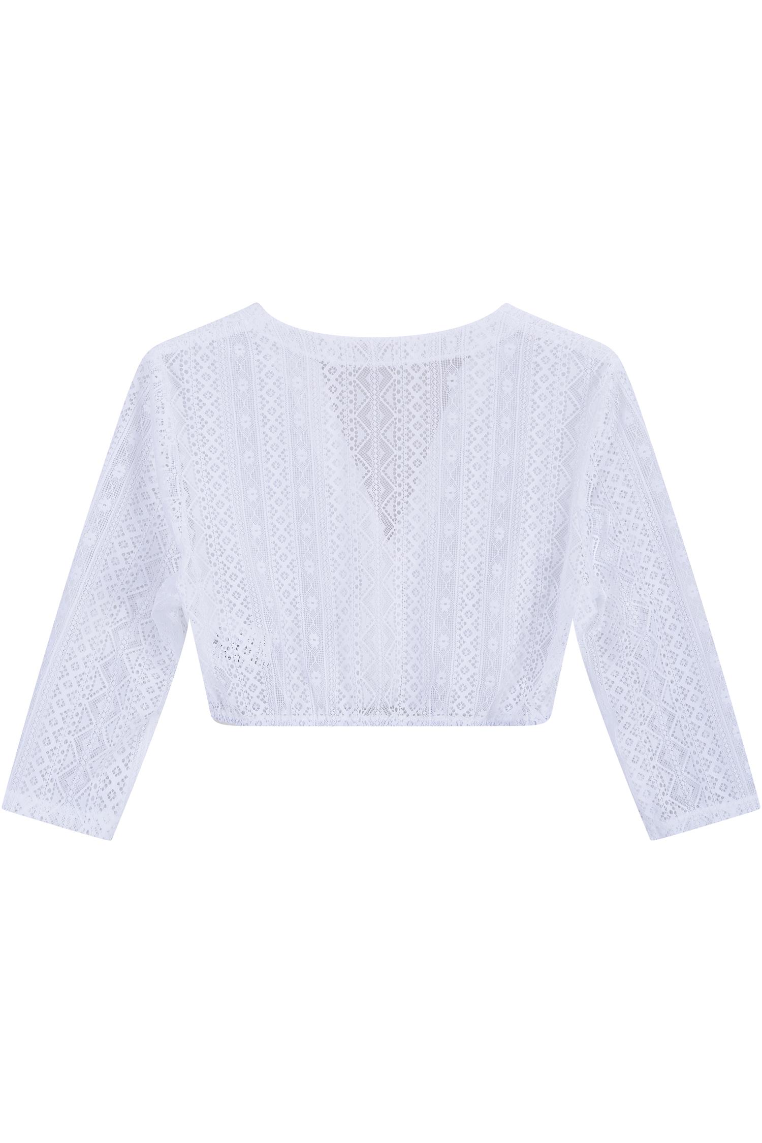 Dirndlbluse Franzi von Waldorff in Weiß